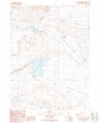 Wilson Reservoir Nevada Historical topographic map, 1:24000 scale, 7.5 X 7.5 Minute, Year 1987