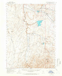 Wilson Reservoir Nevada Historical topographic map, 1:62500 scale, 15 X 15 Minute, Year 1964