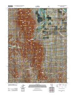Wilson Canyon Nevada Historical topographic map, 1:24000 scale, 7.5 X 7.5 Minute, Year 2012