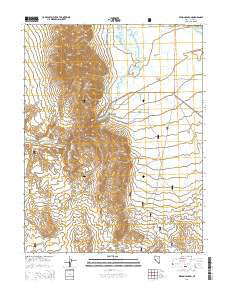 Wilson Canyon Nevada Current topographic map, 1:24000 scale, 7.5 X 7.5 Minute, Year 2014