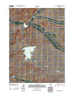 Wilson Reservoir Nevada Historical topographic map, 1:24000 scale, 7.5 X 7.5 Minute, Year 2012