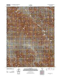 Win Wan Flat Nevada Historical topographic map, 1:24000 scale, 7.5 X 7.5 Minute, Year 2011