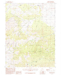Windy Peak Nevada Historical topographic map, 1:24000 scale, 7.5 X 7.5 Minute, Year 1987