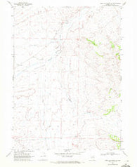 Wine Cup Ranch NE Nevada Historical topographic map, 1:24000 scale, 7.5 X 7.5 Minute, Year 1968