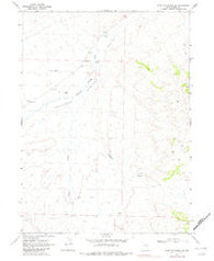 Wine Cup Ranch NE Nevada Historical topographic map, 1:24000 scale, 7.5 X 7.5 Minute, Year 1968