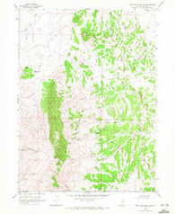 Wine Cup Ranch SW Nevada Historical topographic map, 1:24000 scale, 7.5 X 7.5 Minute, Year 1968