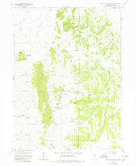 Wine Cup Ranch SW Nevada Historical topographic map, 1:24000 scale, 7.5 X 7.5 Minute, Year 1968