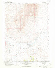 Wine Cup Ranch Nevada Historical topographic map, 1:24000 scale, 7.5 X 7.5 Minute, Year 1968