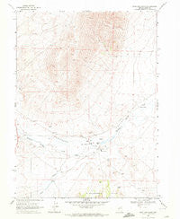 Wine Cup Ranch Nevada Historical topographic map, 1:24000 scale, 7.5 X 7.5 Minute, Year 1968