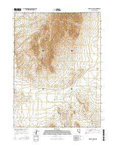 Wine Cup Ranch Nevada Current topographic map, 1:24000 scale, 7.5 X 7.5 Minute, Year 2015