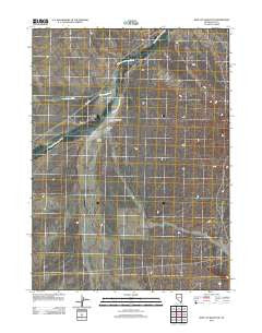 Wine Cup Ranch NE Nevada Historical topographic map, 1:24000 scale, 7.5 X 7.5 Minute, Year 2012