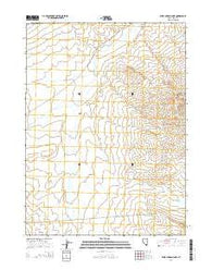 Wine Cup Ranch NE Nevada Current topographic map, 1:24000 scale, 7.5 X 7.5 Minute, Year 2014