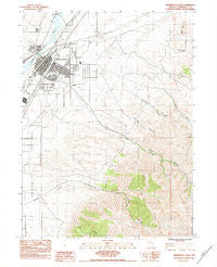 Winnemucca East Nevada Historical topographic map, 1:24000 scale, 7.5 X 7.5 Minute, Year 1983