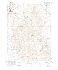 Winnemucca Nevada Historical topographic map, 1:62500 scale, 15 X 15 Minute, Year 1958