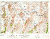 Winnemucca Nevada Historical topographic map, 1:250000 scale, 1 X 2 Degree, Year 1958