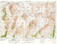 Winnemucca Nevada Historical topographic map, 1:250000 scale, 1 X 2 Degree, Year 1958