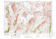 Winnemucca Nevada Historical topographic map, 1:250000 scale, 1 X 2 Degree, Year 1955