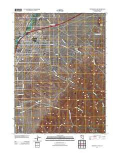 Winnemucca East Nevada Historical topographic map, 1:24000 scale, 7.5 X 7.5 Minute, Year 2011