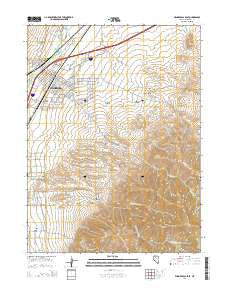 Winnemucca East Nevada Current topographic map, 1:24000 scale, 7.5 X 7.5 Minute, Year 2014