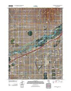 Winnemucca West Nevada Historical topographic map, 1:24000 scale, 7.5 X 7.5 Minute, Year 2011
