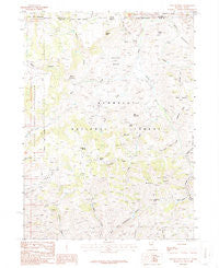 Winter Ridge Nevada Historical topographic map, 1:24000 scale, 7.5 X 7.5 Minute, Year 1986