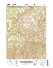 Winter Ridge Nevada Current topographic map, 1:24000 scale, 7.5 X 7.5 Minute, Year 2015