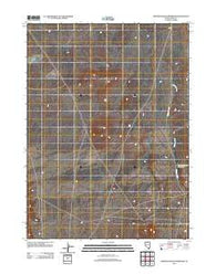 Winters Ranch Reservoir Nevada Historical topographic map, 1:24000 scale, 7.5 X 7.5 Minute, Year 2012