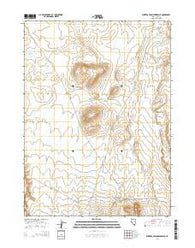 Winters Ranch Reservoir Nevada Current topographic map, 1:24000 scale, 7.5 X 7.5 Minute, Year 2014