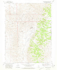 Wonder Mountain Nevada Historical topographic map, 1:24000 scale, 7.5 X 7.5 Minute, Year 1972