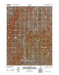 Wood Spring Canyon Nevada Historical topographic map, 1:24000 scale, 7.5 X 7.5 Minute, Year 2012