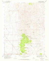 Yankee Blade Nevada Historical topographic map, 1:24000 scale, 7.5 X 7.5 Minute, Year 1969