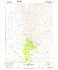 Yankee Blade Nevada Historical topographic map, 1:24000 scale, 7.5 X 7.5 Minute, Year 1969