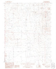 Yellow Cone Nevada Historical topographic map, 1:24000 scale, 7.5 X 7.5 Minute, Year 1986