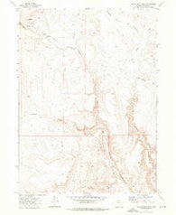 Yellow Hills West Nevada Historical topographic map, 1:24000 scale, 7.5 X 7.5 Minute, Year 1972