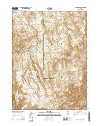 Yellow Hills East Nevada Current topographic map, 1:24000 scale, 7.5 X 7.5 Minute, Year 2015