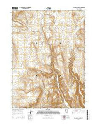 Yellow Hills West Nevada Current topographic map, 1:24000 scale, 7.5 X 7.5 Minute, Year 2015