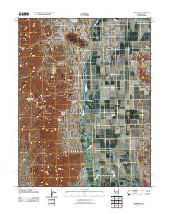 Yerington Nevada Historical topographic map, 1:24000 scale, 7.5 X 7.5 Minute, Year 2012