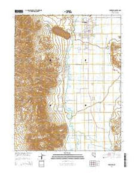 Yerington Nevada Current topographic map, 1:24000 scale, 7.5 X 7.5 Minute, Year 2014