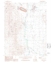 Yerington Nevada Historical topographic map, 1:24000 scale, 7.5 X 7.5 Minute, Year 1986
