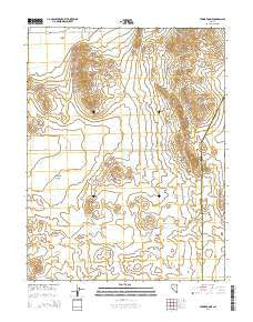 Yerington NE Nevada Current topographic map, 1:24000 scale, 7.5 X 7.5 Minute, Year 2014