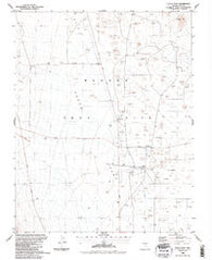 Yucca Flat Nevada Historical topographic map, 1:24000 scale, 7.5 X 7.5 Minute, Year 1986