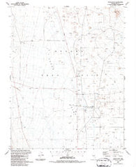 Yucca Flat Nevada Historical topographic map, 1:24000 scale, 7.5 X 7.5 Minute, Year 1986