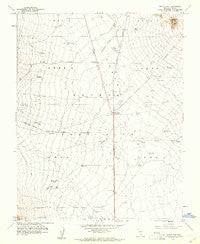 Yucca Flat Nevada Historical topographic map, 1:24000 scale, 7.5 X 7.5 Minute, Year 1960