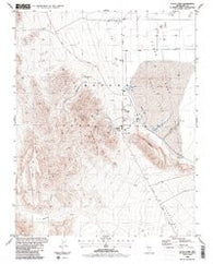 Yucca Lake Nevada Historical topographic map, 1:24000 scale, 7.5 X 7.5 Minute, Year 1986