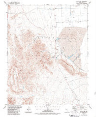 Yucca Lake Nevada Historical topographic map, 1:24000 scale, 7.5 X 7.5 Minute, Year 1986