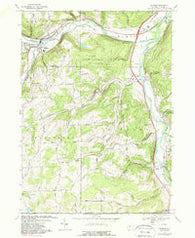 Addison New York Historical topographic map, 1:24000 scale, 7.5 X 7.5 Minute, Year 1969