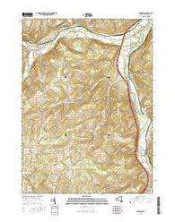 Addison New York Current topographic map, 1:24000 scale, 7.5 X 7.5 Minute, Year 2016