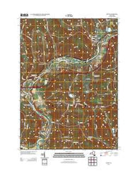 Afton New York Historical topographic map, 1:24000 scale, 7.5 X 7.5 Minute, Year 2013