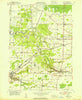 Akron New York Historical topographic map, 1:24000 scale, 7.5 X 7.5 Minute, Year 1951