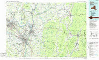 Albany New York Historical topographic map, 1:100000 scale, 30 X 60 Minute, Year 1986